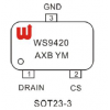 降壓型LED驅(qū)動，非隔離低功率因素WS9420