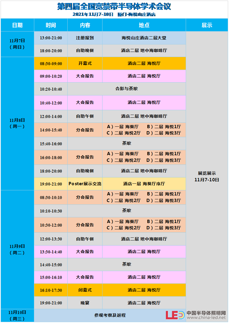 最新日程圖